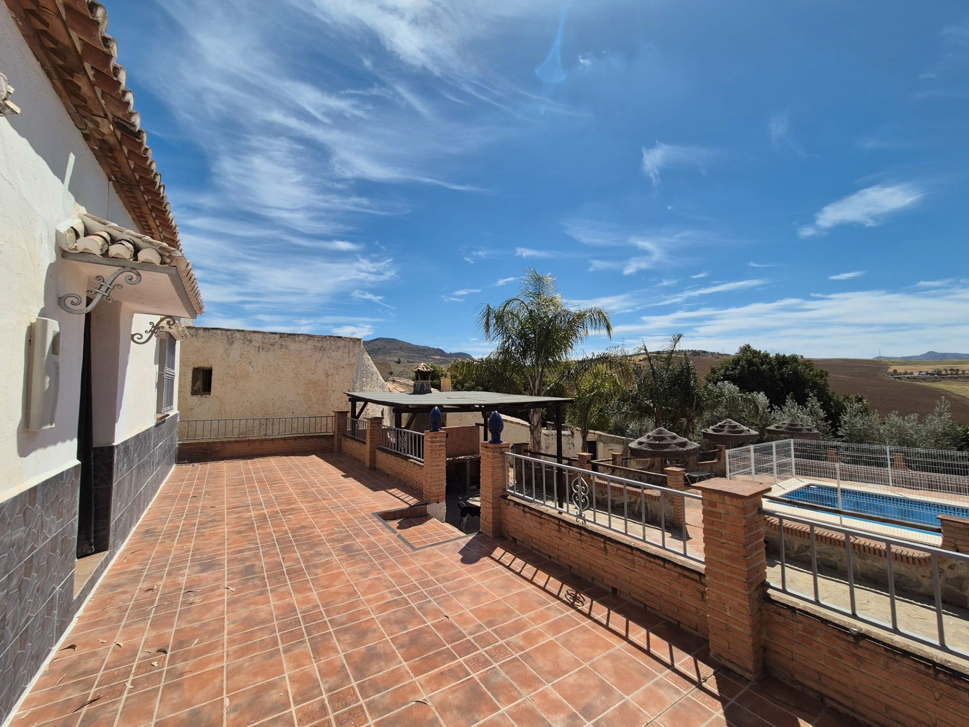 Terrace of Country house for sale in Álora  with Air Conditioner, Heating and Private garden