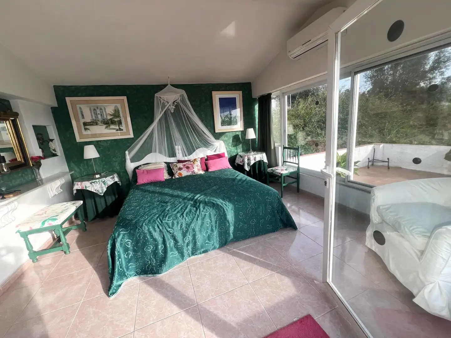 Bedroom of Houses for rent in Mijas  with Private garden, Terrace and Swimming Pool