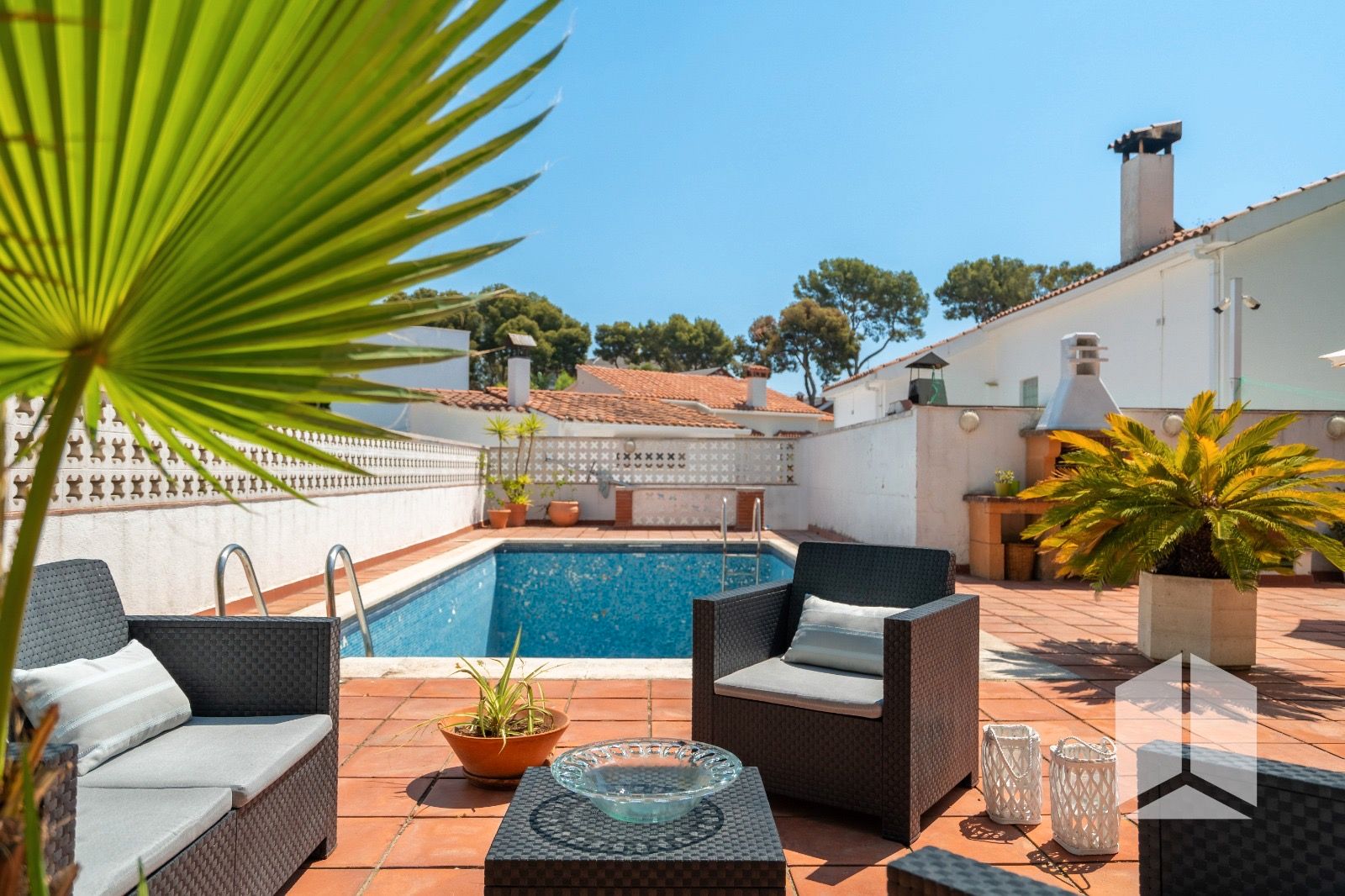 Swimming pool of House or chalet for sale in Castelldefels  with Terrace, Swimming Pool and Balcony