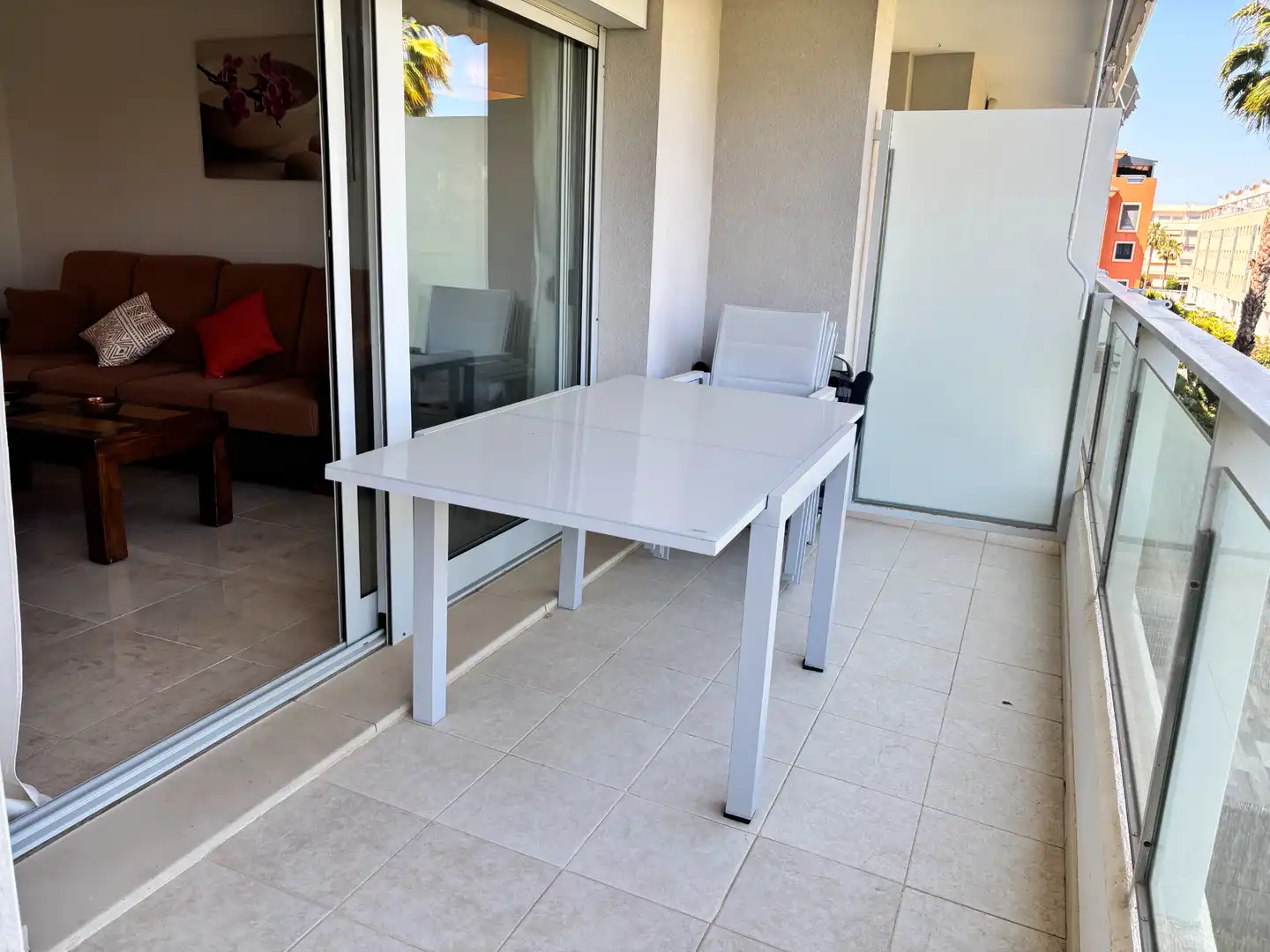 Balcony of Apartments for rent in Dénia  with Air Conditioner, Terrace and Furnished