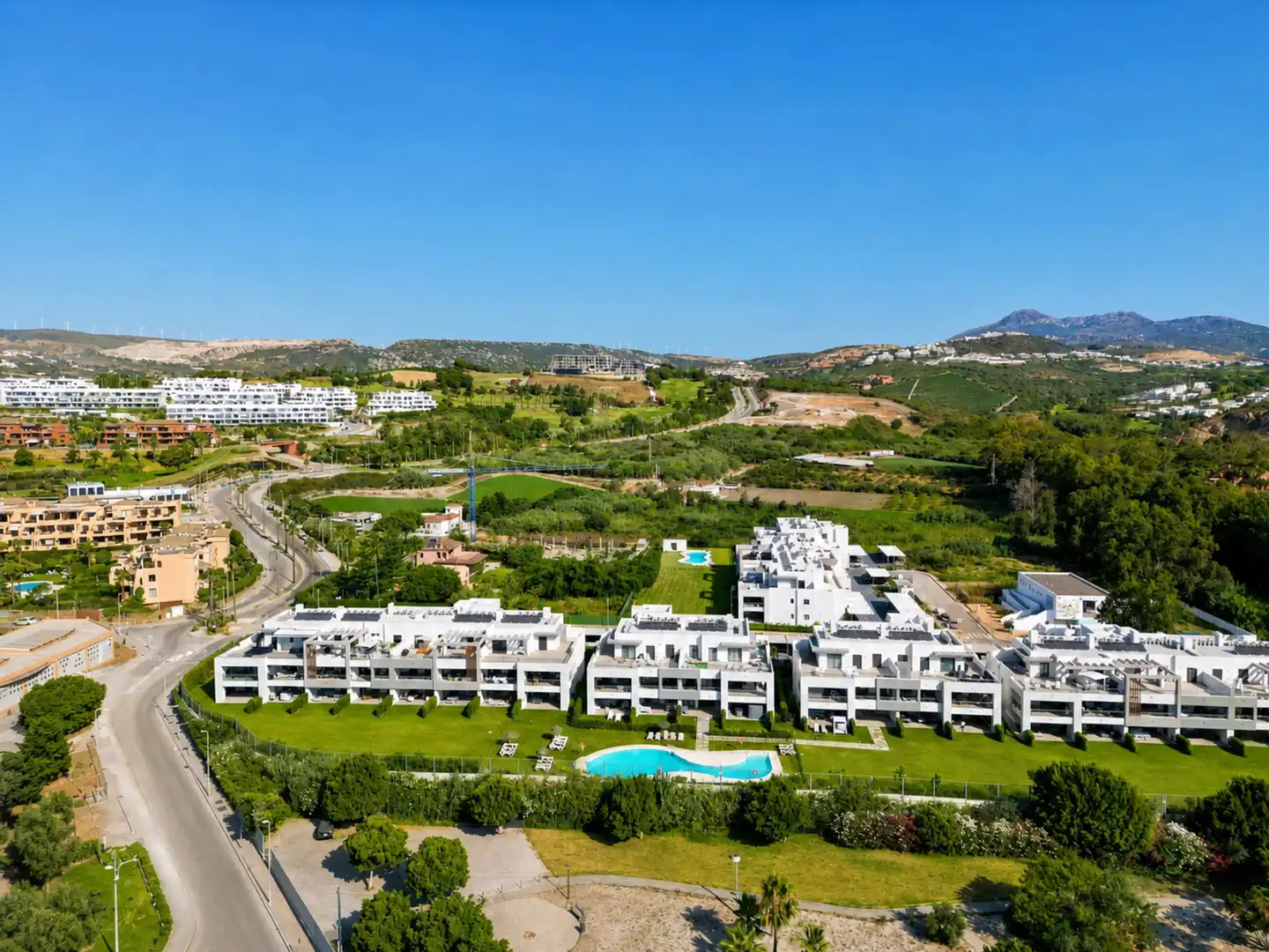 Vista exterior de Planta baja en venta en Casares con Aire acondicionado, Jardín privado y Terraza