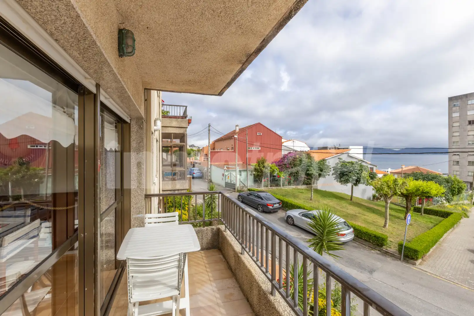 Terrasse von Wohnung zum Verkauf in Sanxenxo mit Privatgarten, Terrasse und Möbliert