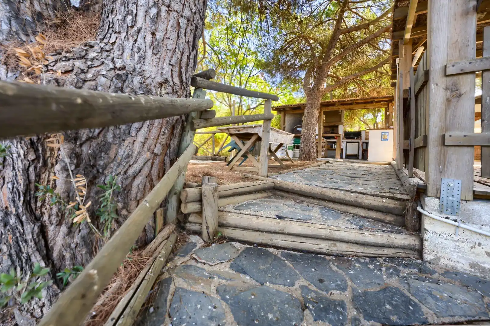 Terraza de Casa o chalet en venta en Sanlúcar la Mayor con Aire acondicionado, Jardín privado y Trastero