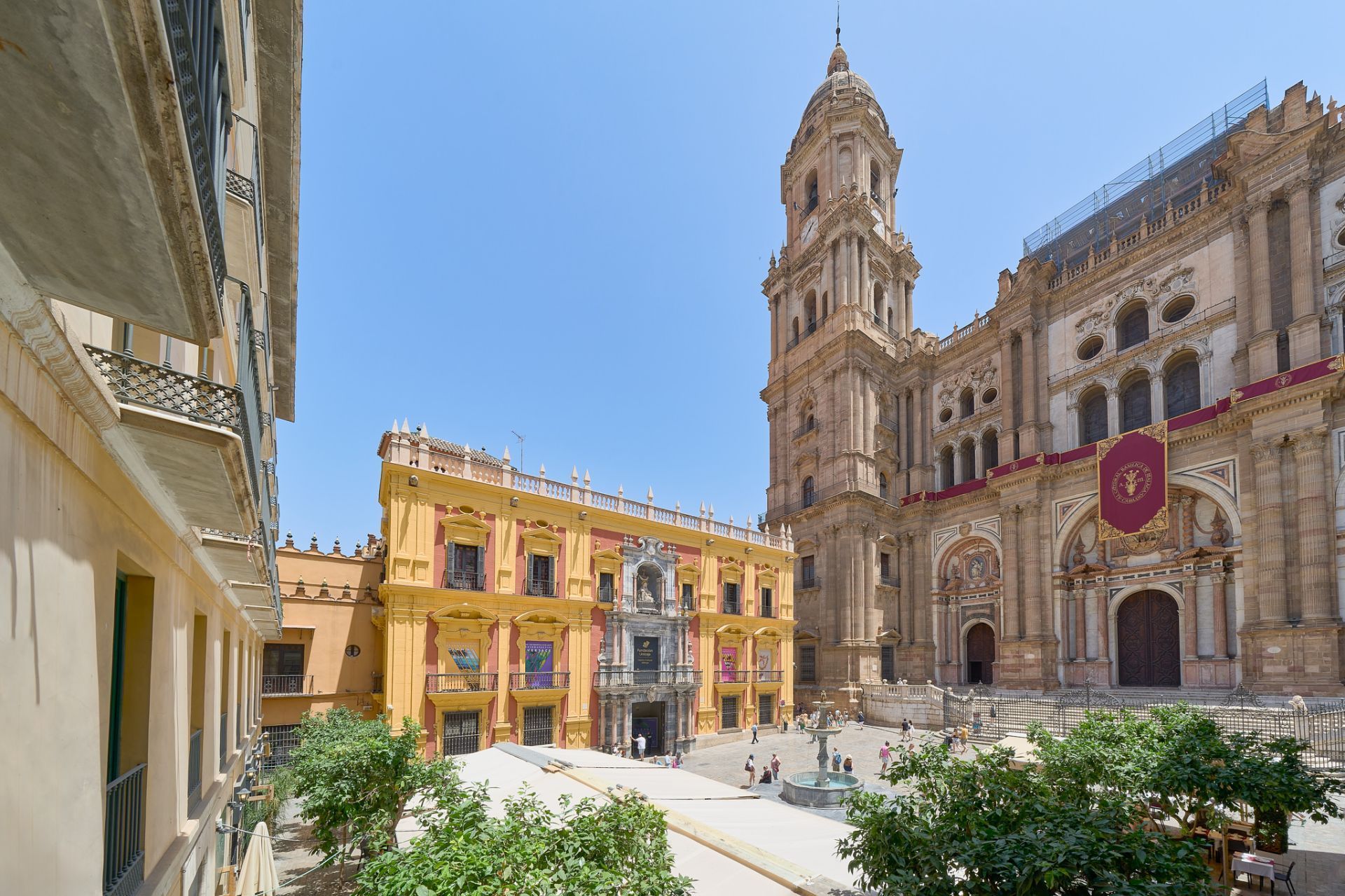 Exterior view of Flat for sale in Málaga Capital  with Air Conditioner and Terrace