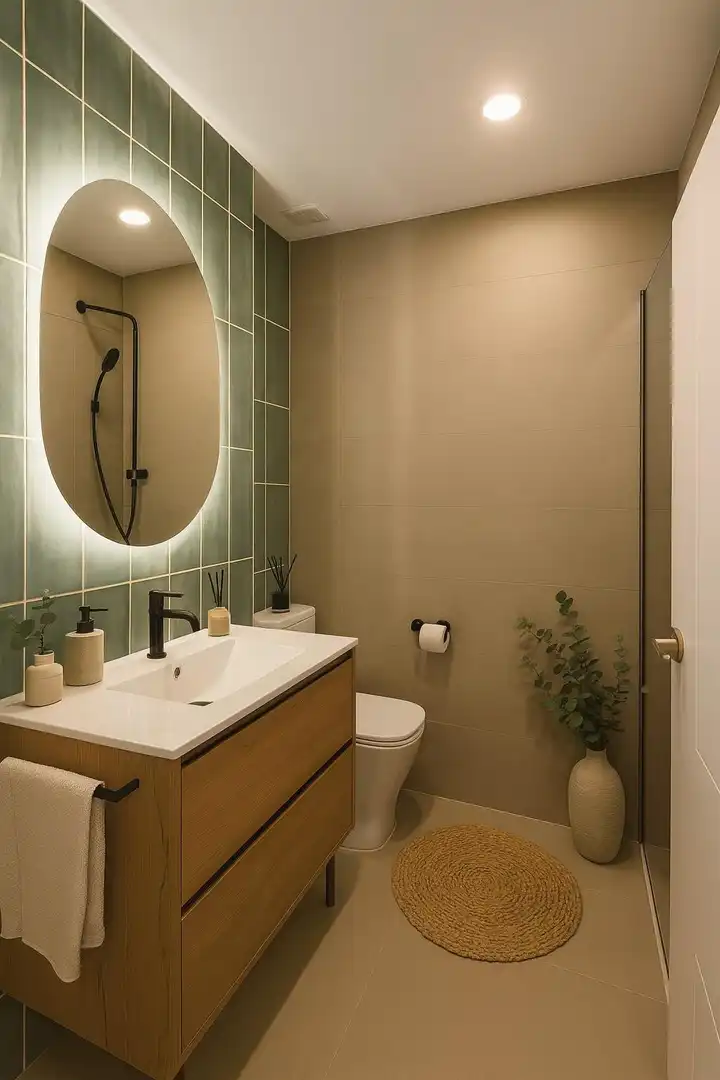 Bany de Apartament en venda en Benalmádena amb Aire condicionat, Parquet i Terrassa