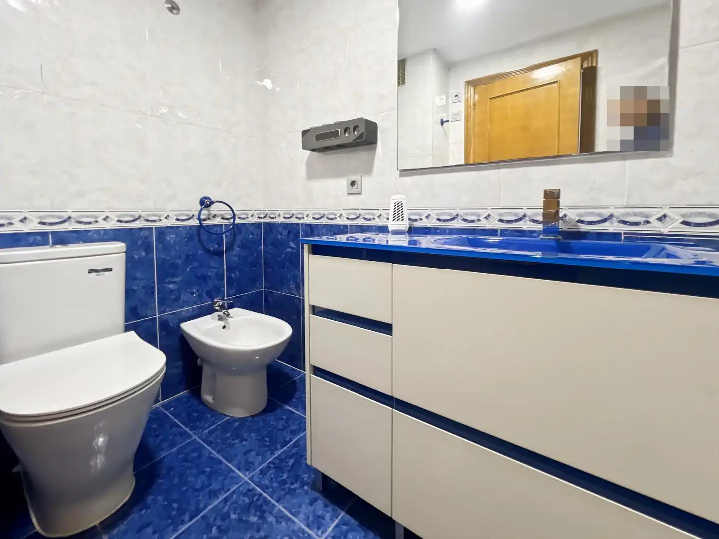 Baño de Piso de alquiler en Castellón de la Plana / Castelló de la Plana con Aire acondicionado, Amueblado y Balcón