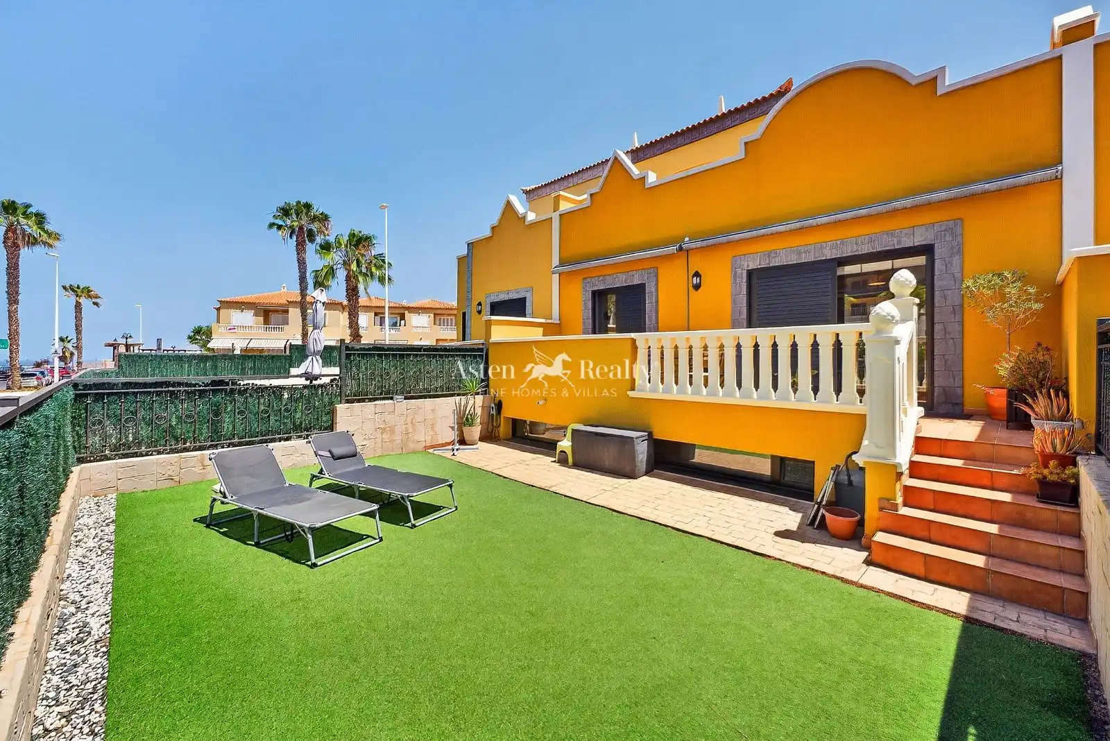 Terrace of Detached homes for sale in Adeje  with Air Conditioner, Heating and Private garden