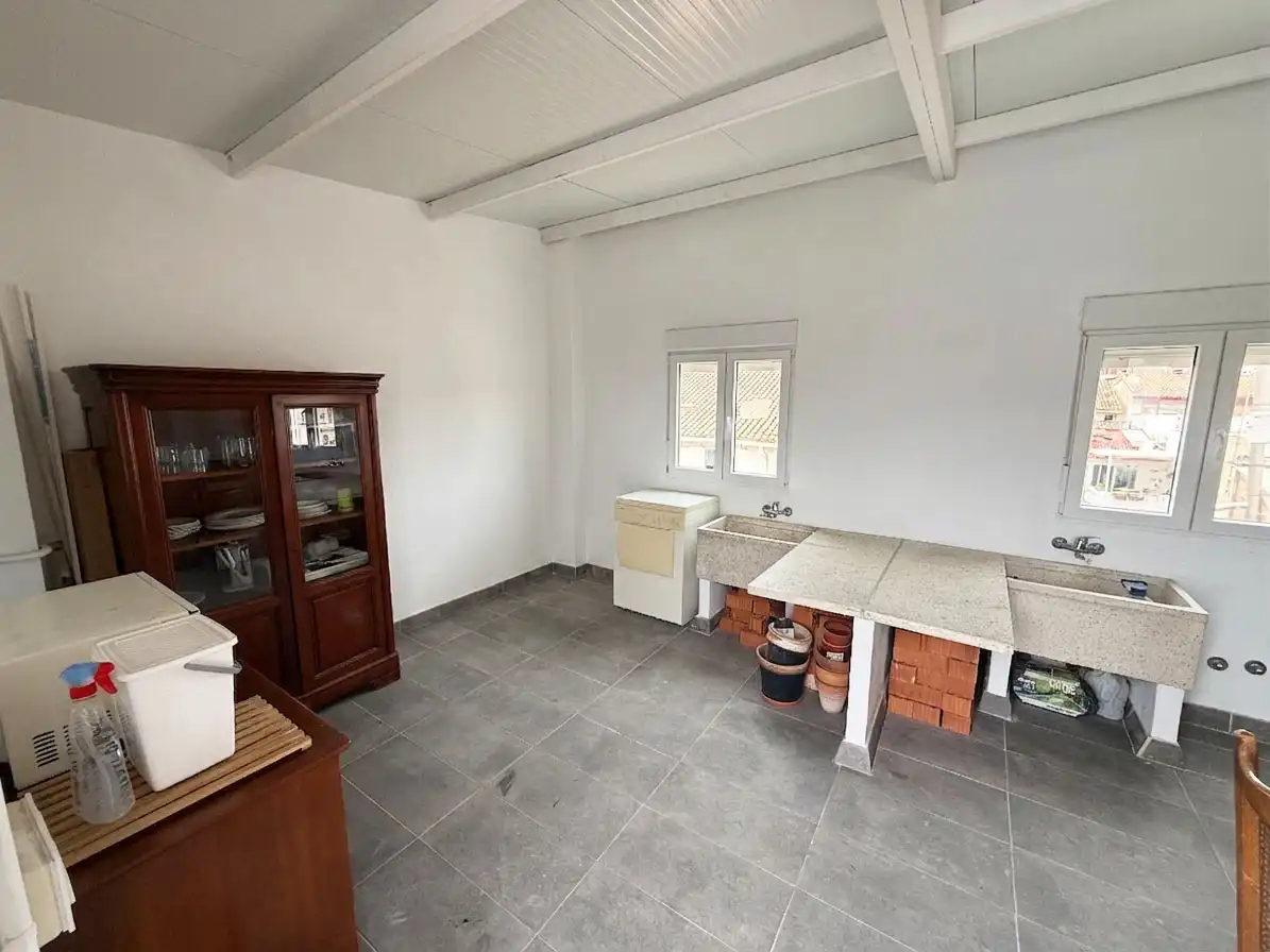 Cuina de Casa o xalet de lloguer en Alboraya amb Aire condicionat, Moblat i Rentadora