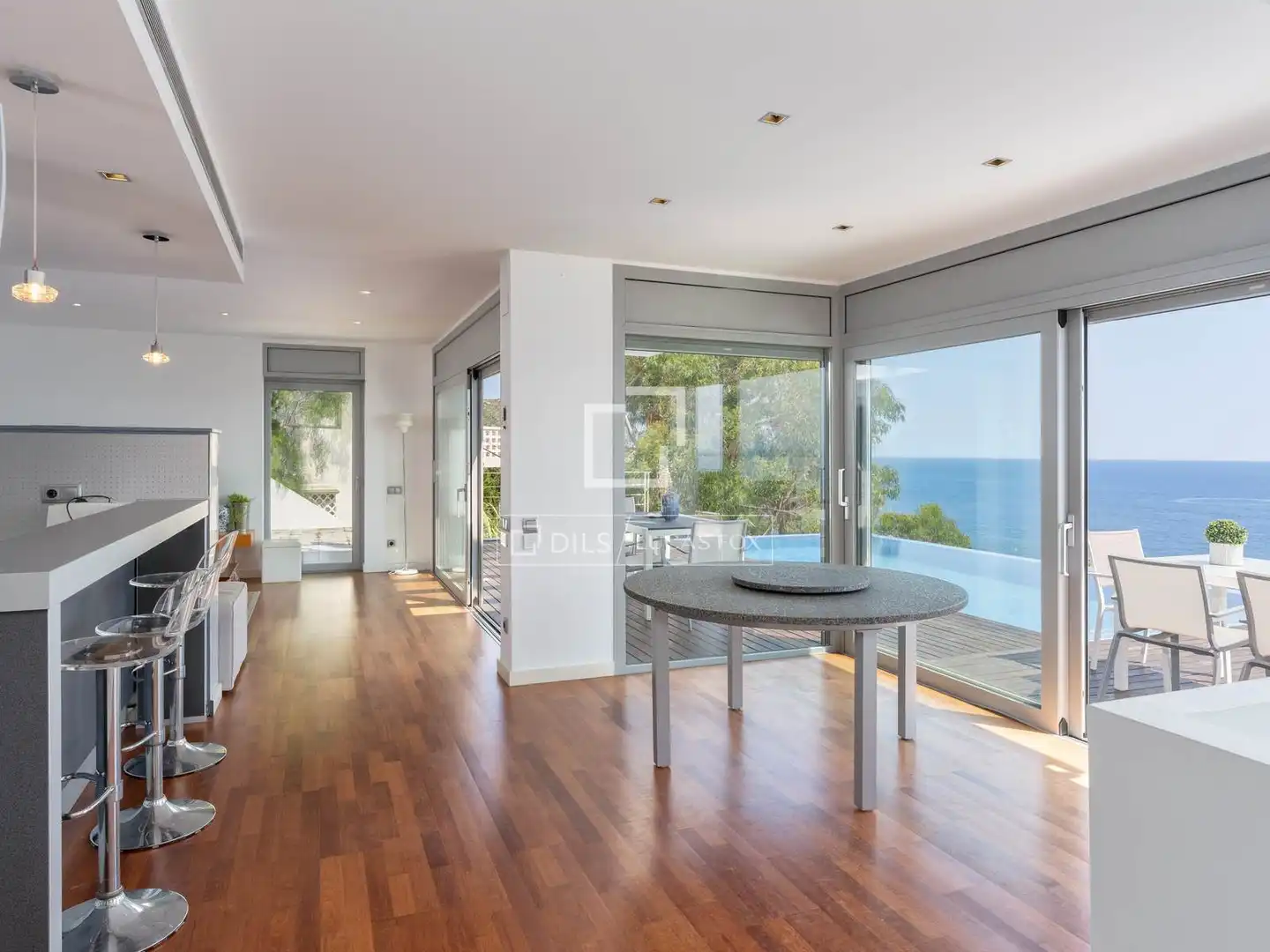 Comedor de Casa o chalet en venta en Roses con Aire acondicionado, Calefacción y Jardín privado