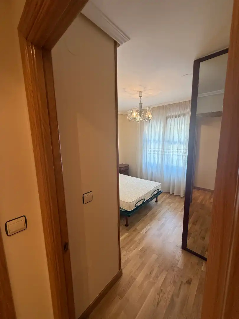 Bedroom of Apartments for rent in Ponferrada  with Heating, Furnished and Washing machine