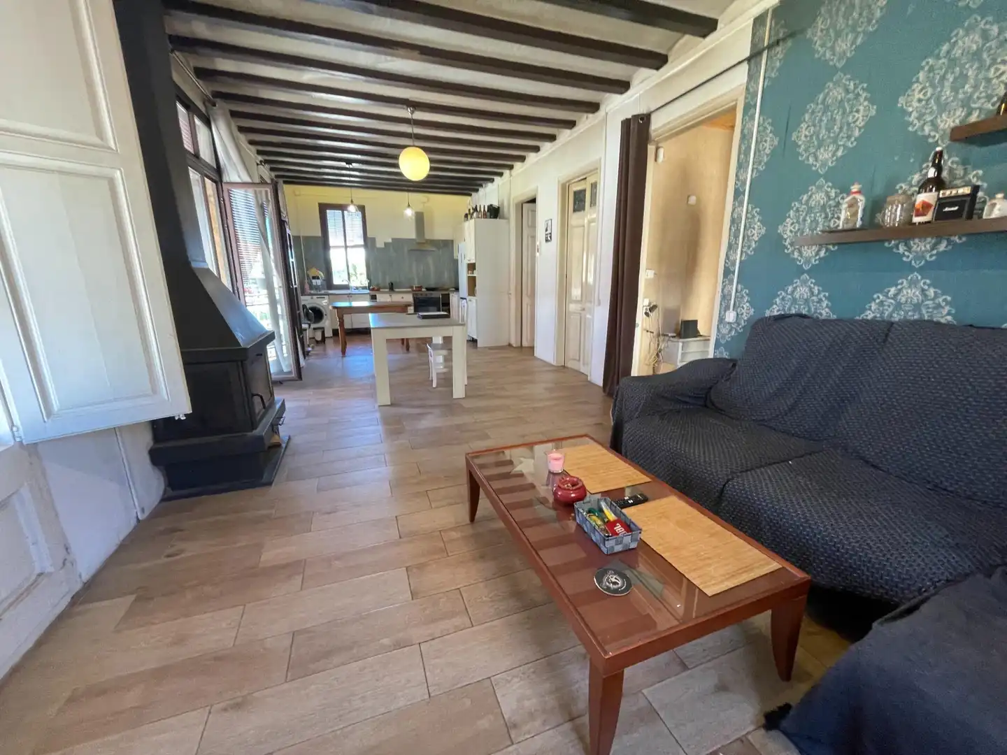 Sala d'estar de Casa o xalet en venda en Calaf amb Calefacció, Jardí privat i Balcó