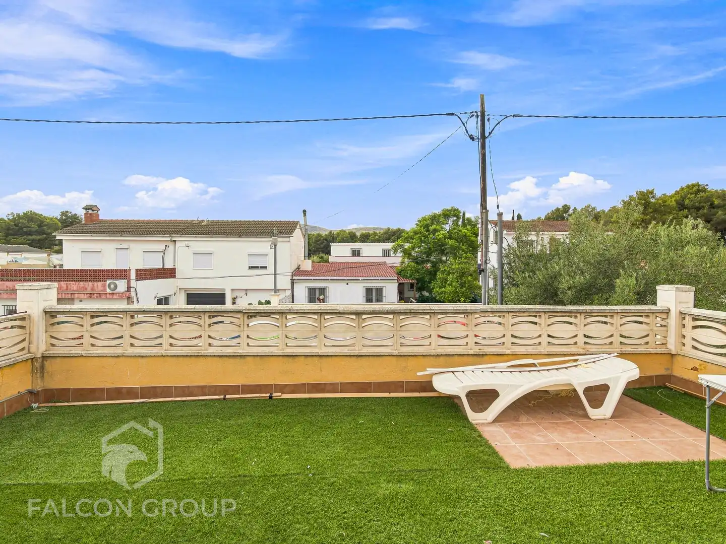 Terraza de Finca rústica en venta en Vilanova i la Geltrú con Aire acondicionado, Calefacción y Jardín privado