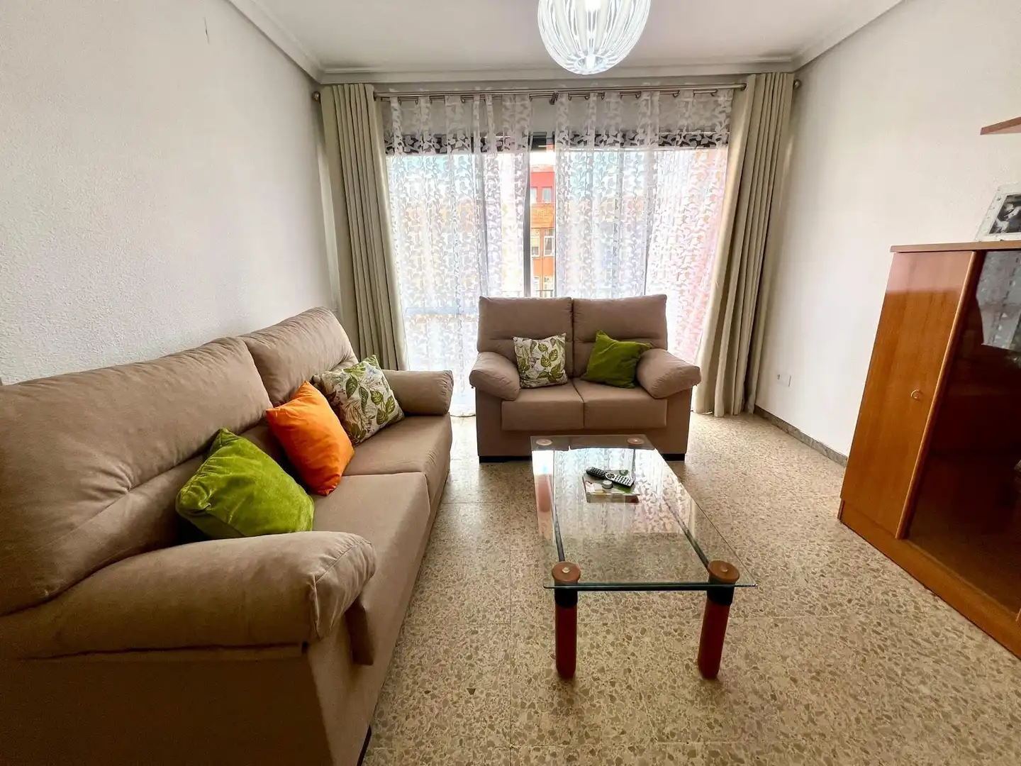 Sala de estar de Piso en venta en Plasencia con Calefacción y Terraza
