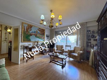 Living room of Flat for sale in  Madrid Capital  with Air Conditioner and Terrace