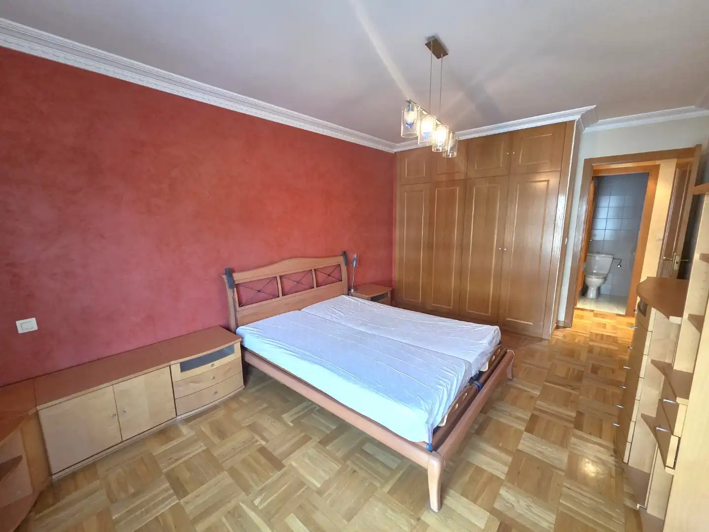 Bedroom of Flat for sale in Burgos  with Heating, Terrace and Storage room