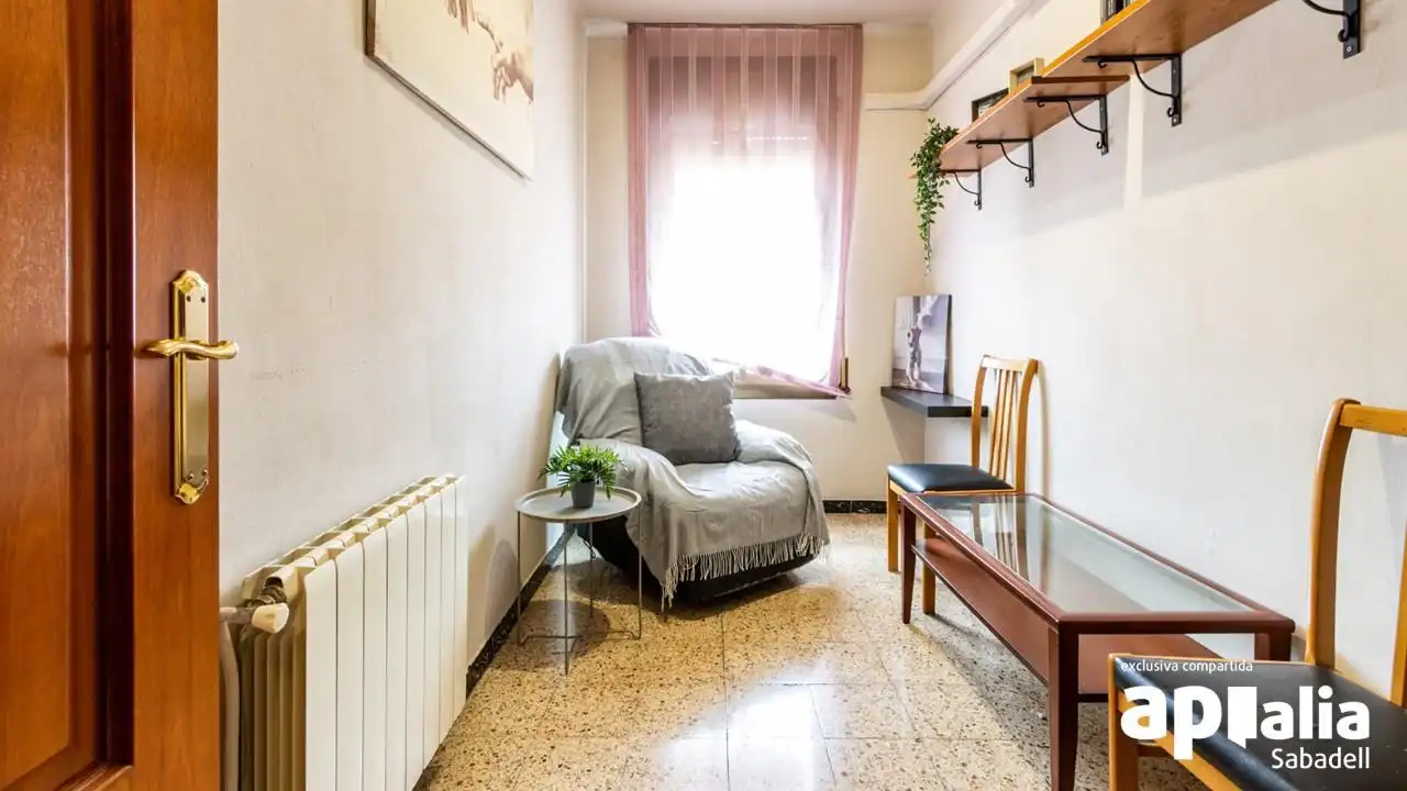 Wohnzimmer von Wohnung zum Verkauf in Sabadell mit Heizung und Balkon