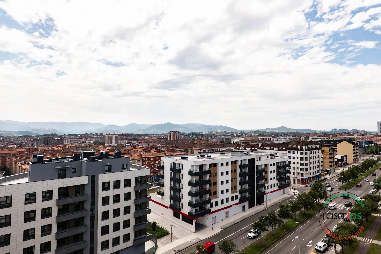 Vista exterior de Piso en venta en Gijón  con Calefacción y Parquet