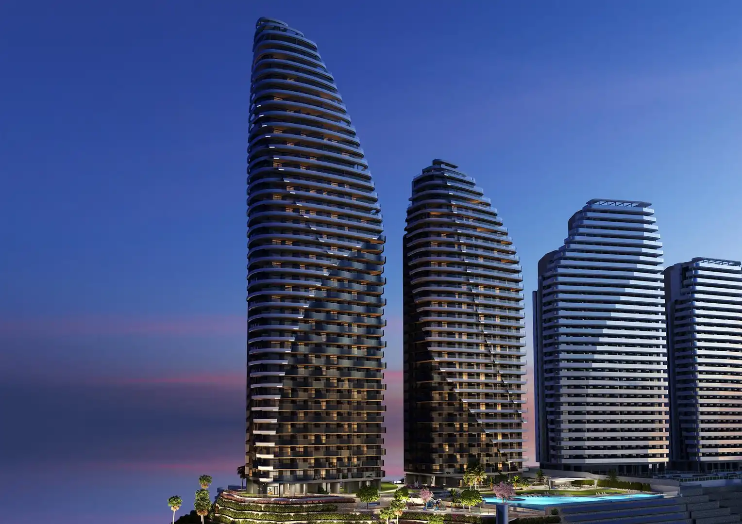 Vista exterior de Apartamento en venta en Benidorm con Aire acondicionado, Calefacción y Terraza