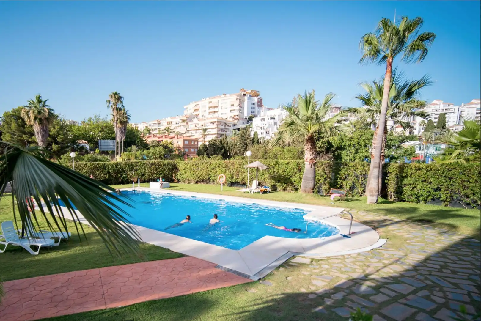 Swimming pool of Attic for sale in Benalmádena  with Air Conditioner, Heating and Terrace