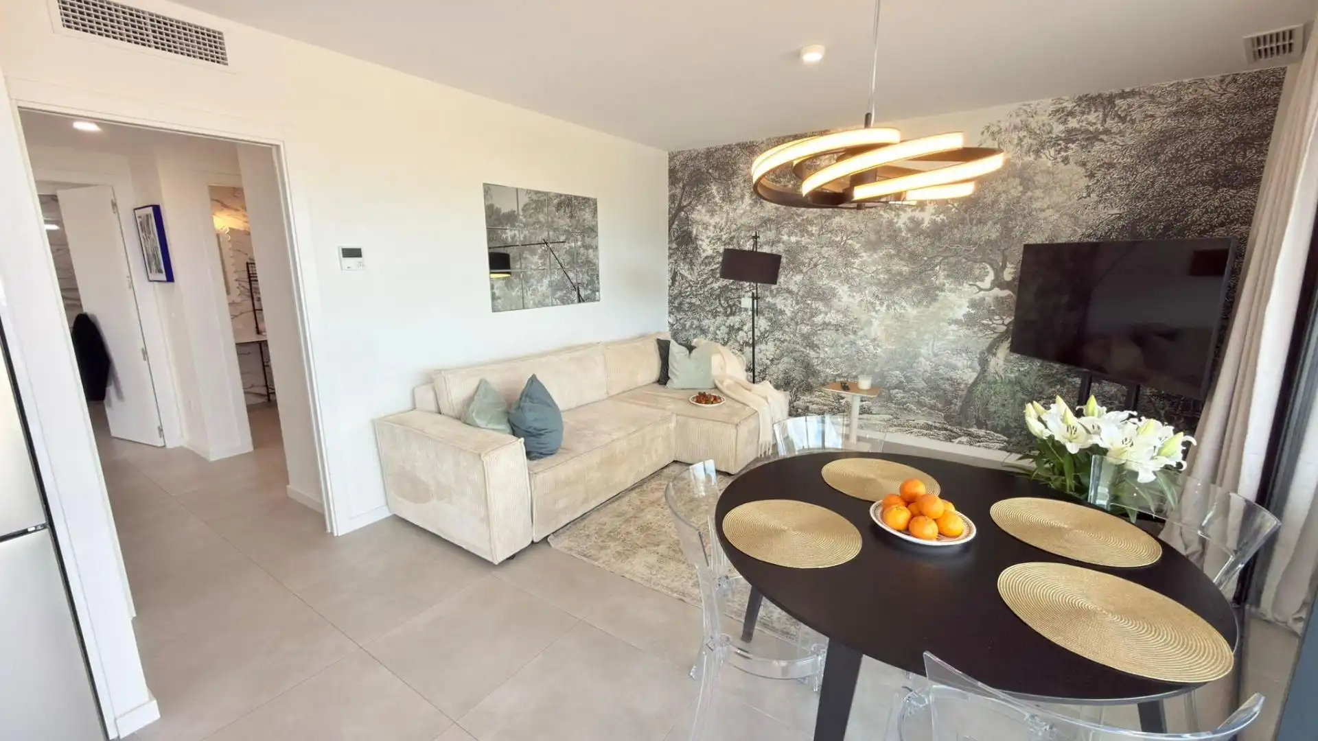Sala d'estar de Apartament en venda en Orihuela amb Aire condicionat, Calefacció i Jardí privat