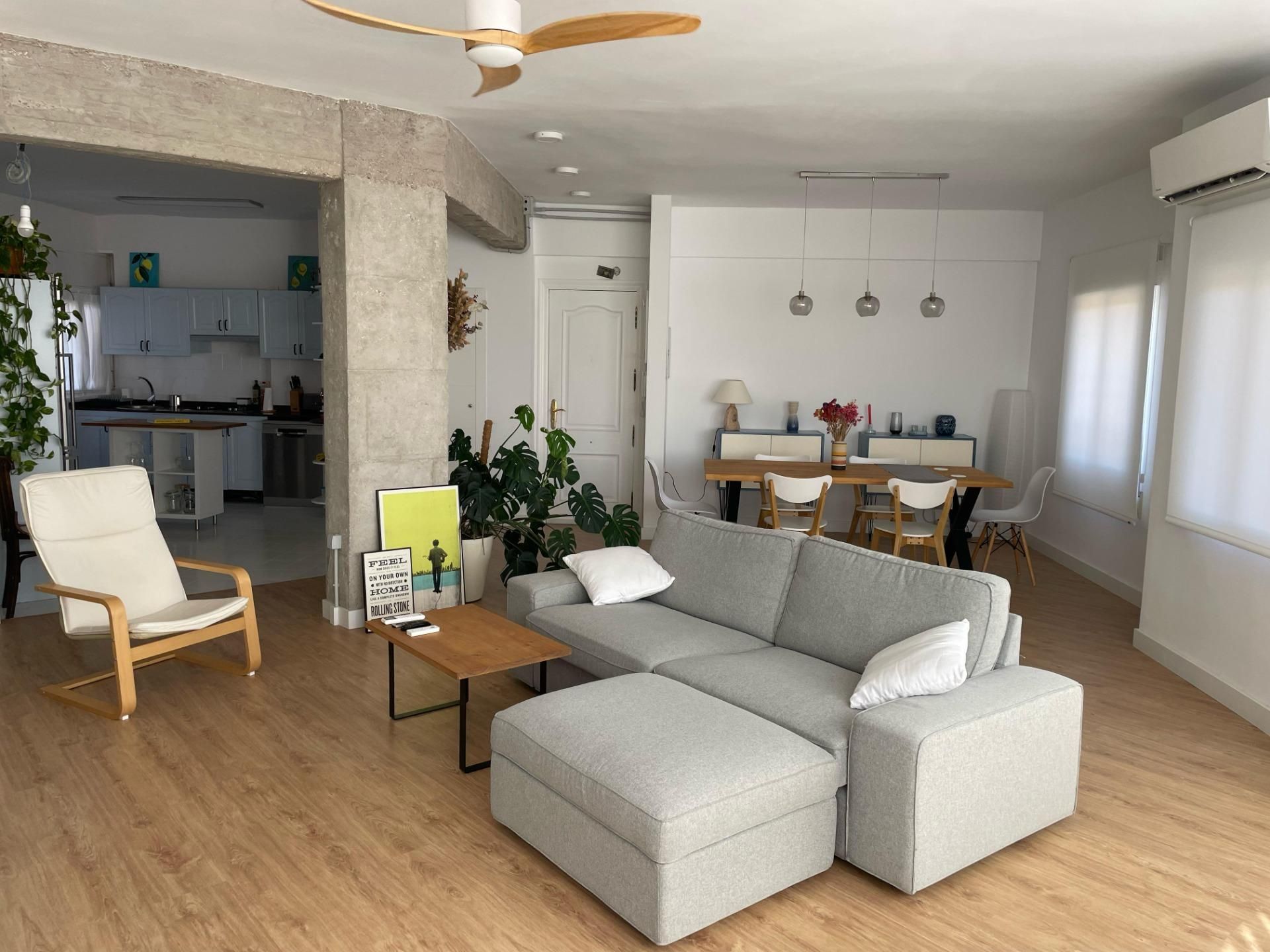Sala d'estar de Pis en venda en  Murcia Capital amb Aire condicionat, Calefacció i Terrassa