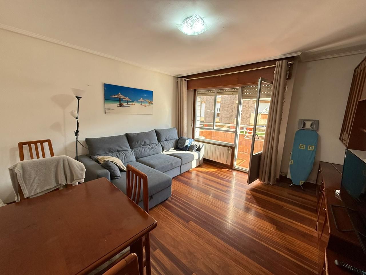Living room of Flat for sale in Castro-Urdiales  with Heating, Parquet flooring and Terrace