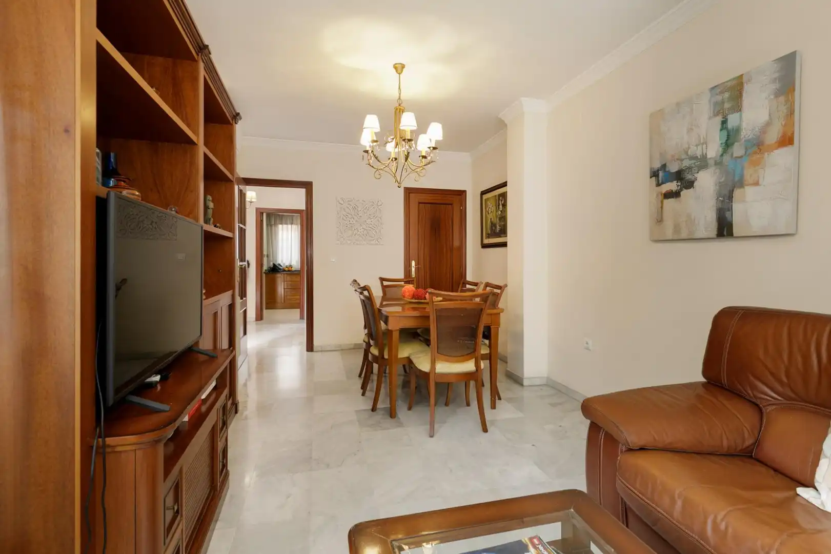 Sala de estar de Casa adosada en venta en Granada con Aire acondicionado, Calefacción y Terraza