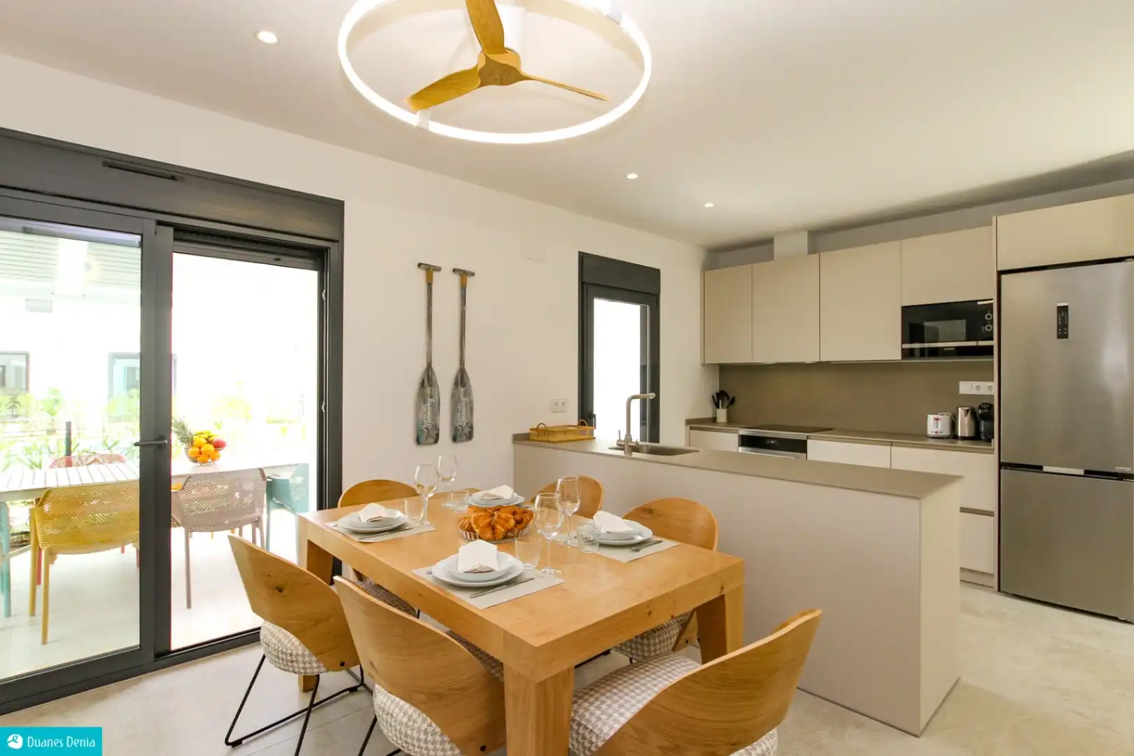 Cocina de Casa o chalet de alquiler en Dénia con Aire acondicionado, Calefacción y Jardín privado