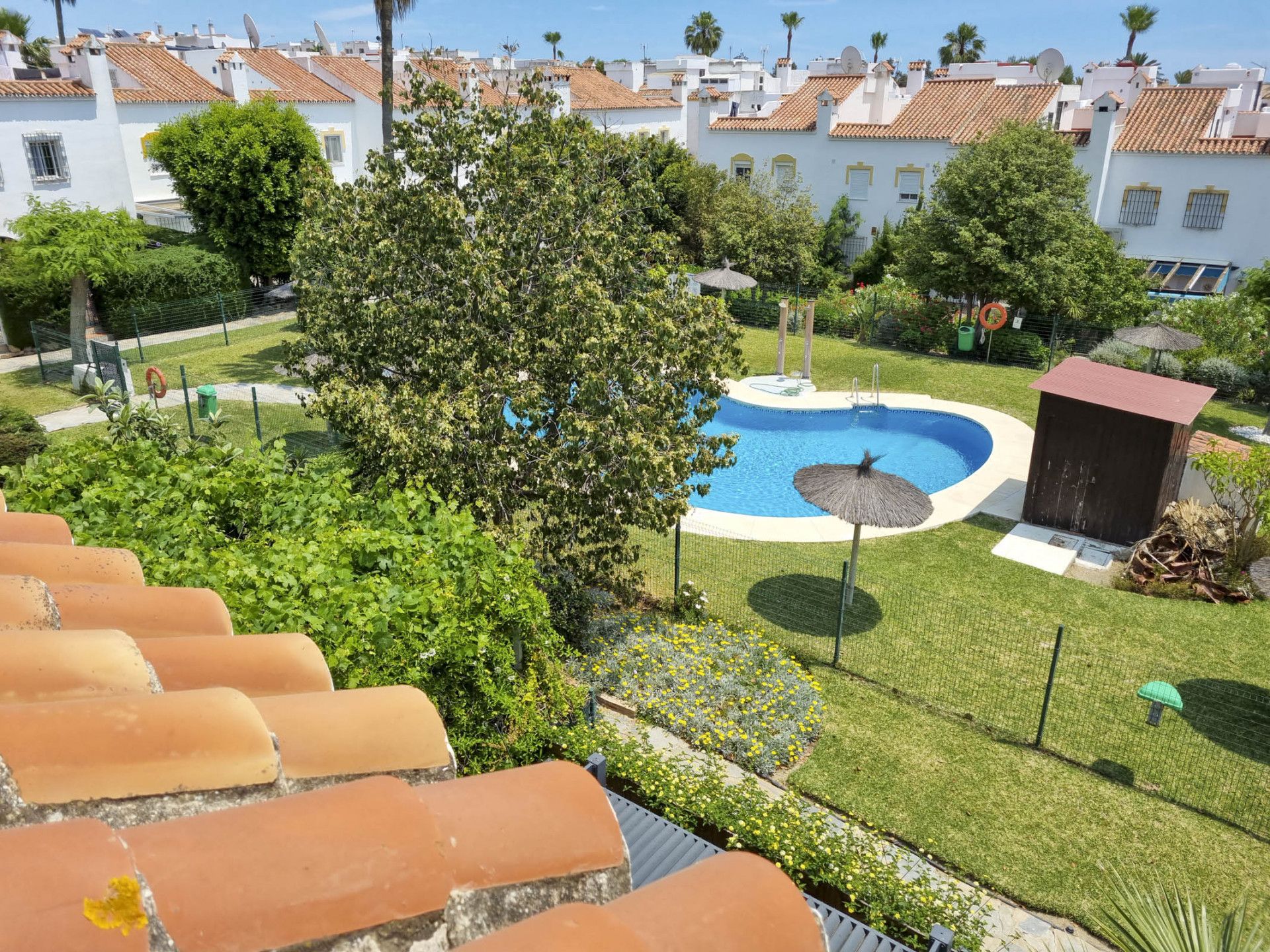 Garden of Single-family semi-detached for sale in Casares  with Terrace, Storage room and Swimming Pool