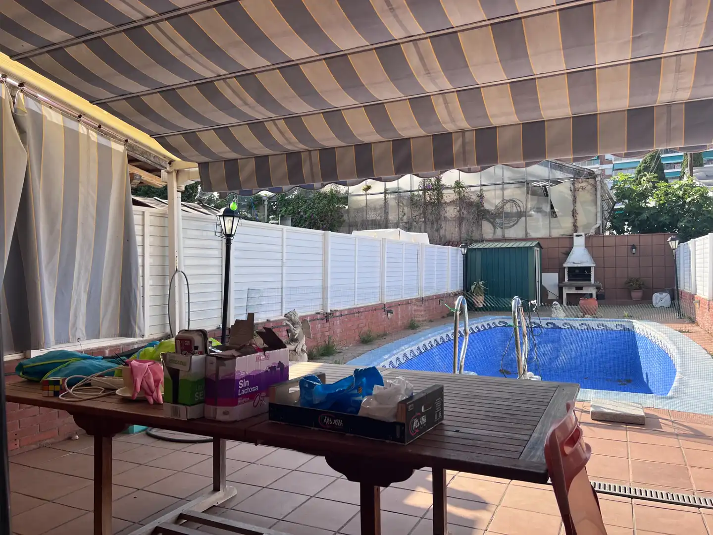 Piscina de Casa adosada en venda en Premià de Mar amb Calefacció, Jardí privat i Terrassa