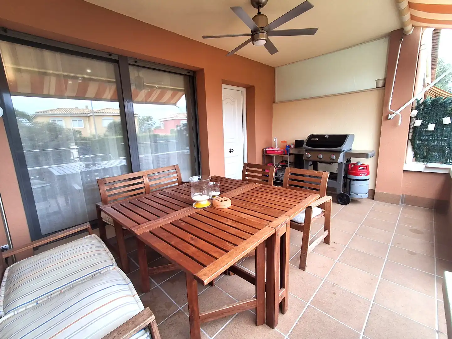 Terrassa de Casa adosada en venda en Mont-roig del Camp amb Aire condicionat, Jardí privat i Terrassa