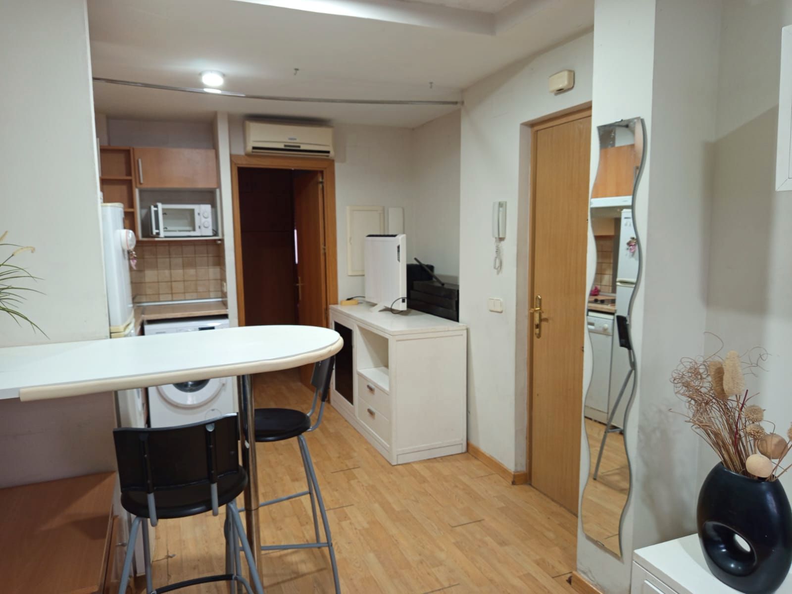 Kitchen of Apartment to rent in  Madrid Capital  with Heating and Furnished