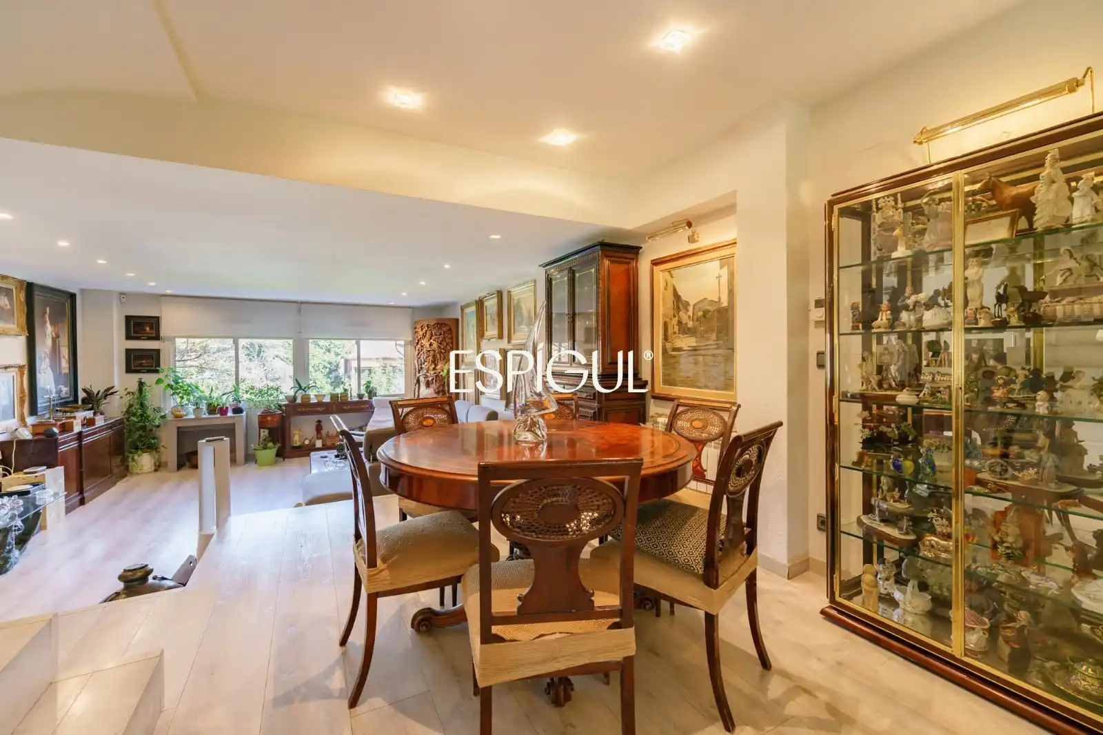 Dining room of Detached homes for sale in Sant Cugat del Vallès  with Air Conditioner, Heating and Terrace