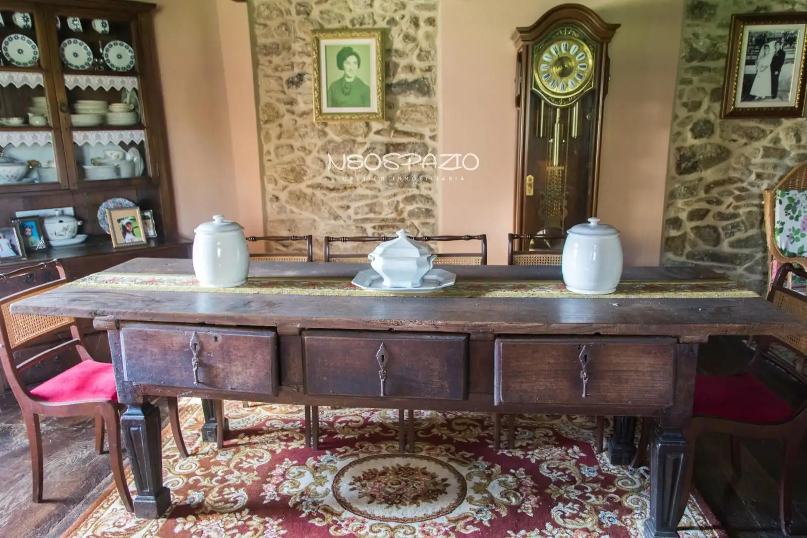 Esszimmer von Haus oder Chalet zum Verkauf in Monterroso mit Heizung und Möbliert
