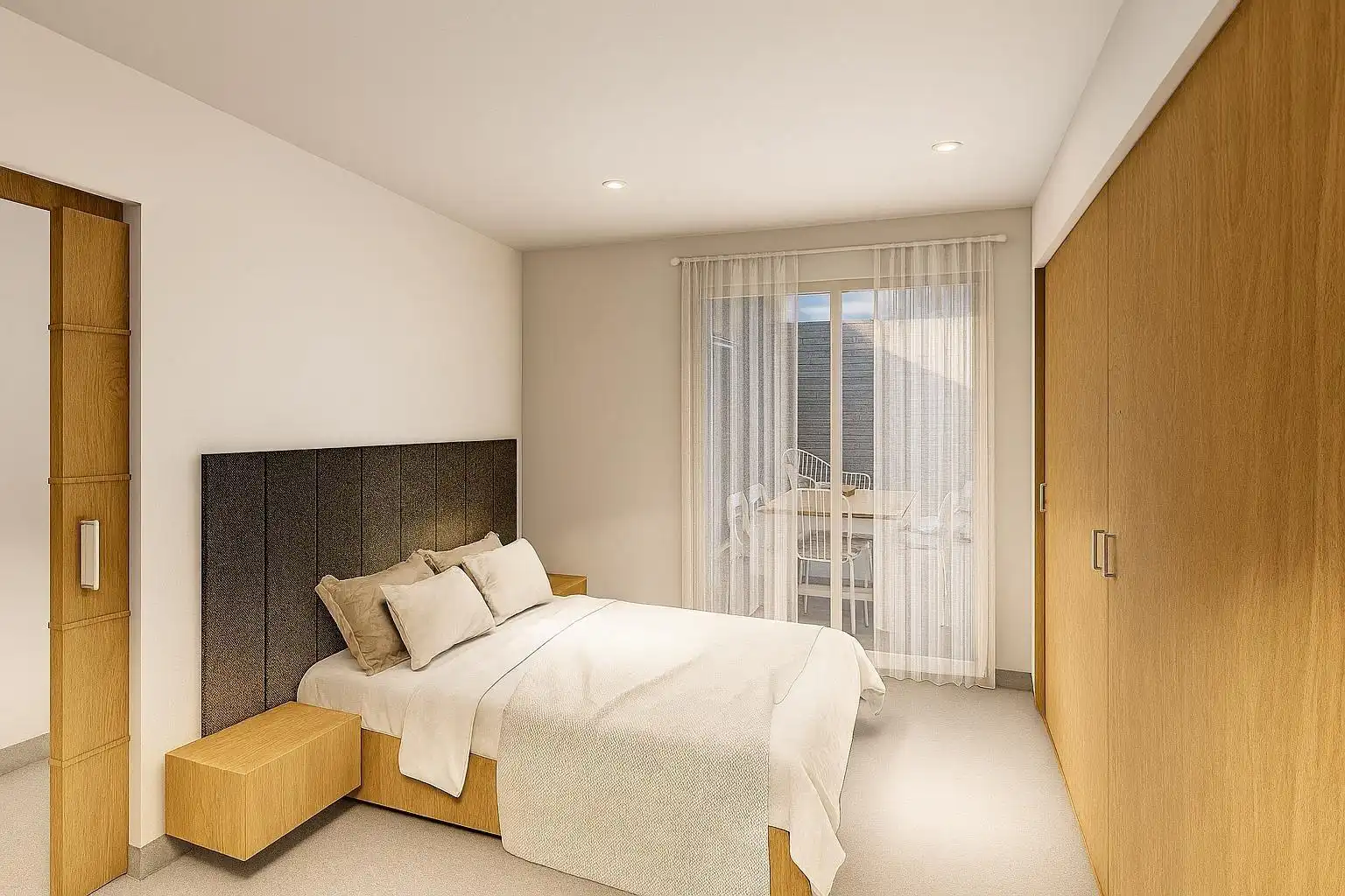 Bedroom of Detached homes for sale in Plasencia  with Air Conditioner, Heating and Private garden