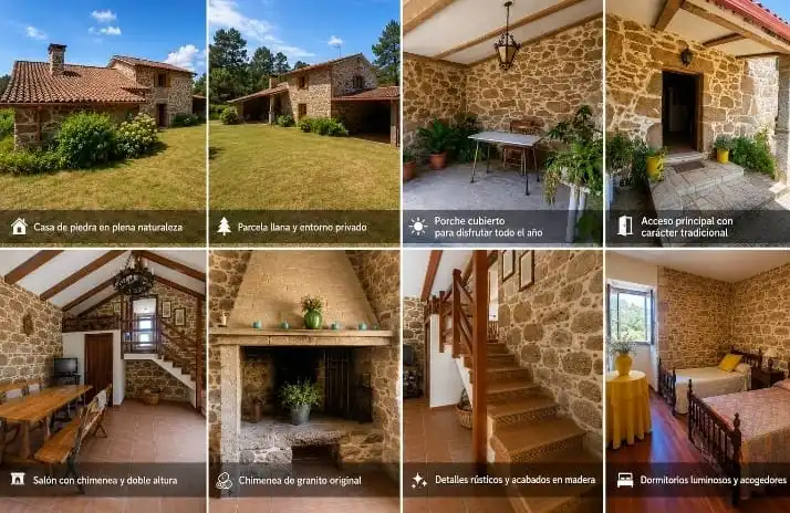 Jardín de Finca rústica en venta en Barro con Jardín privado, Terraza y Amueblado