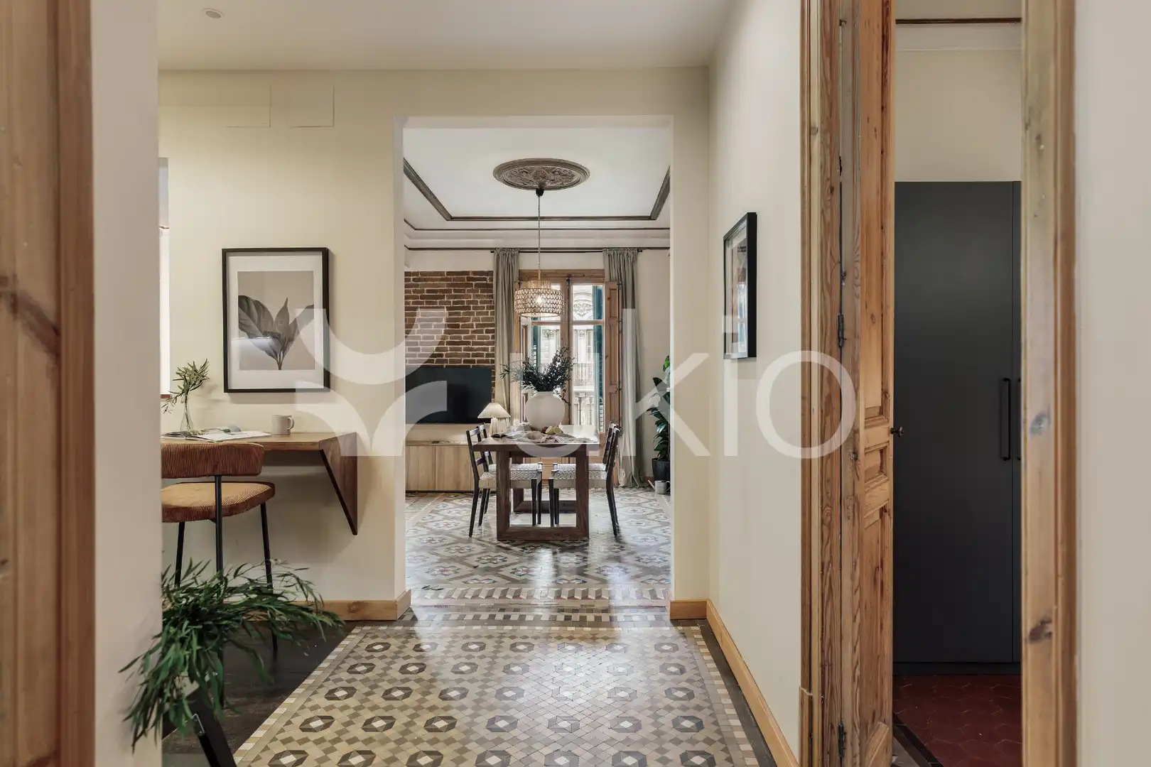 Apartamento de alquiler en Barcelona con Aire acondicionado, Calefacción y Terraza