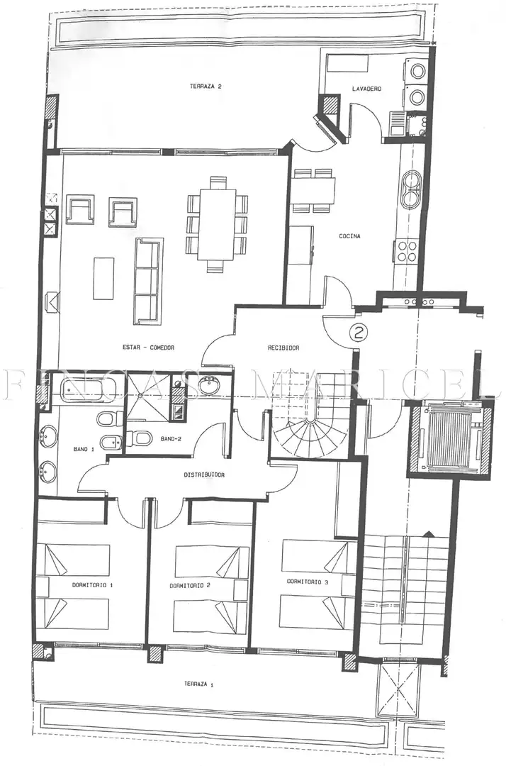 Attic for sale in Sitges  with Air Conditioner, Heating and Terrace