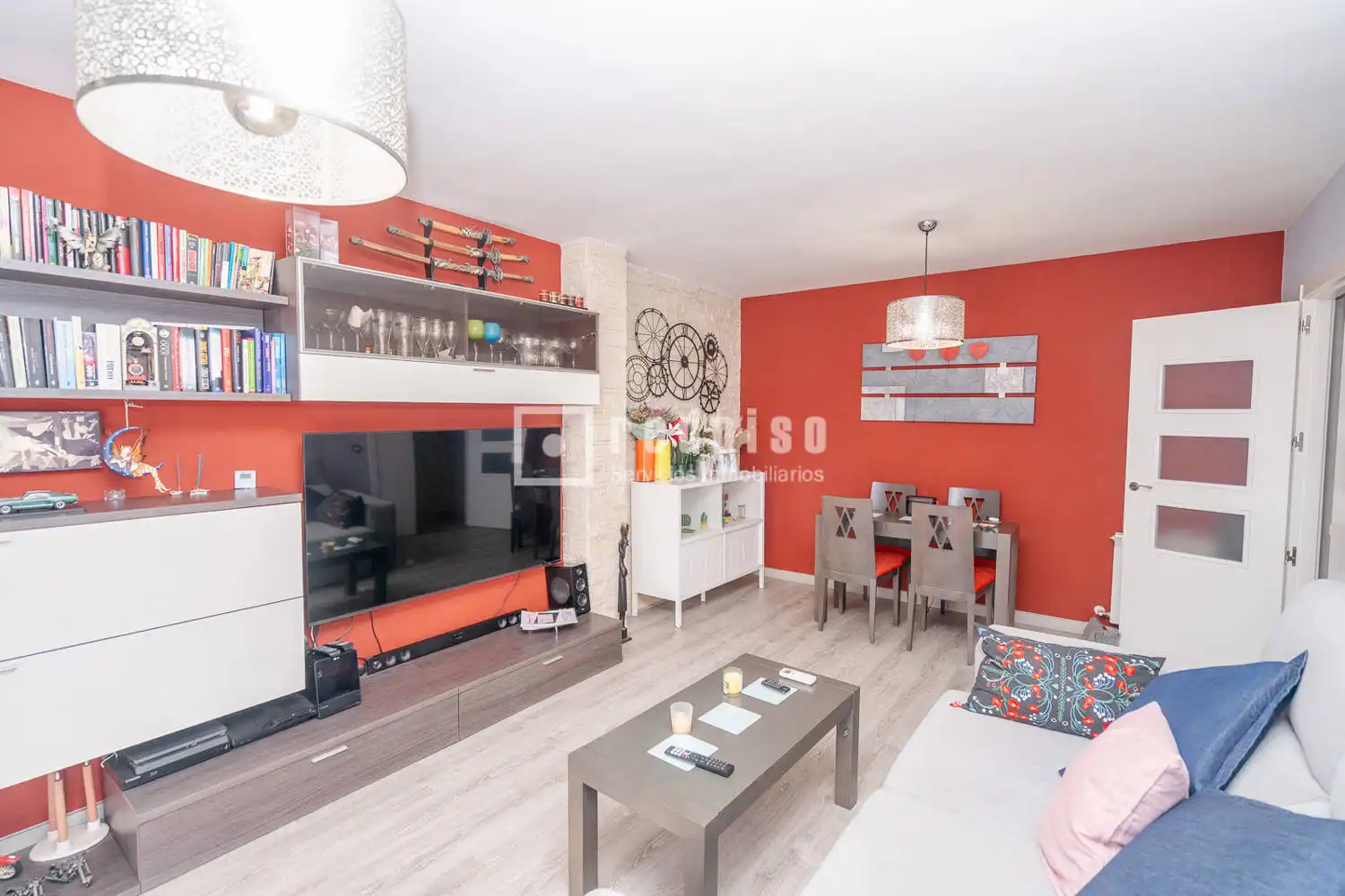 Sala de estar de Piso en venta en Humanes de Madrid con Aire acondicionado, Calefacción y Terraza