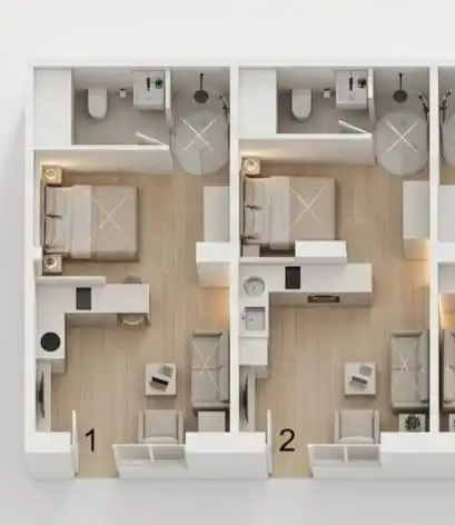 Bedroom of Apartments for sale in Murcia  with Air Conditioner and Furnished