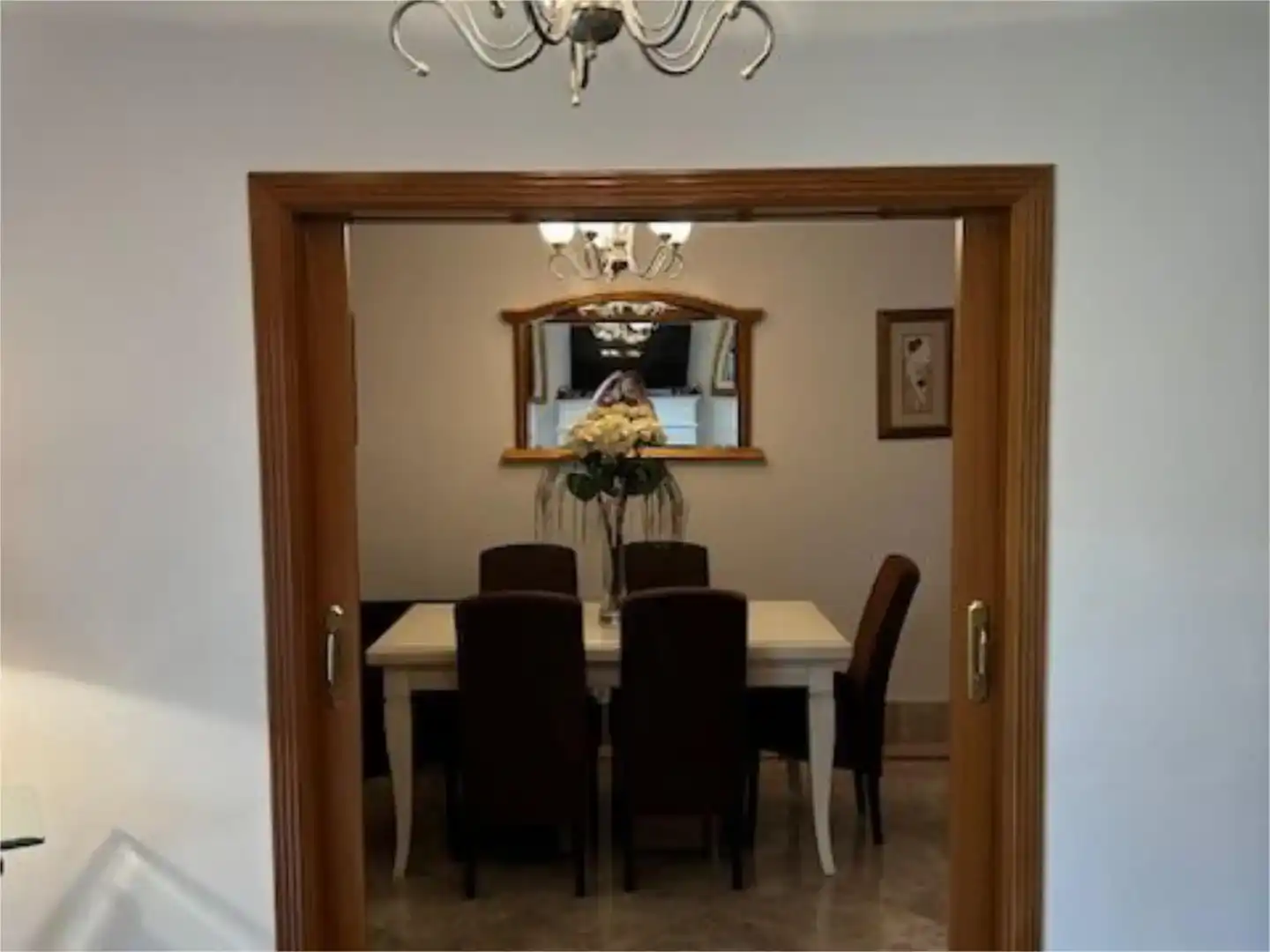 Esszimmer von Wohnung zur Miete in Marbella mit Klimaanlage, Privatgarten und Möbliert