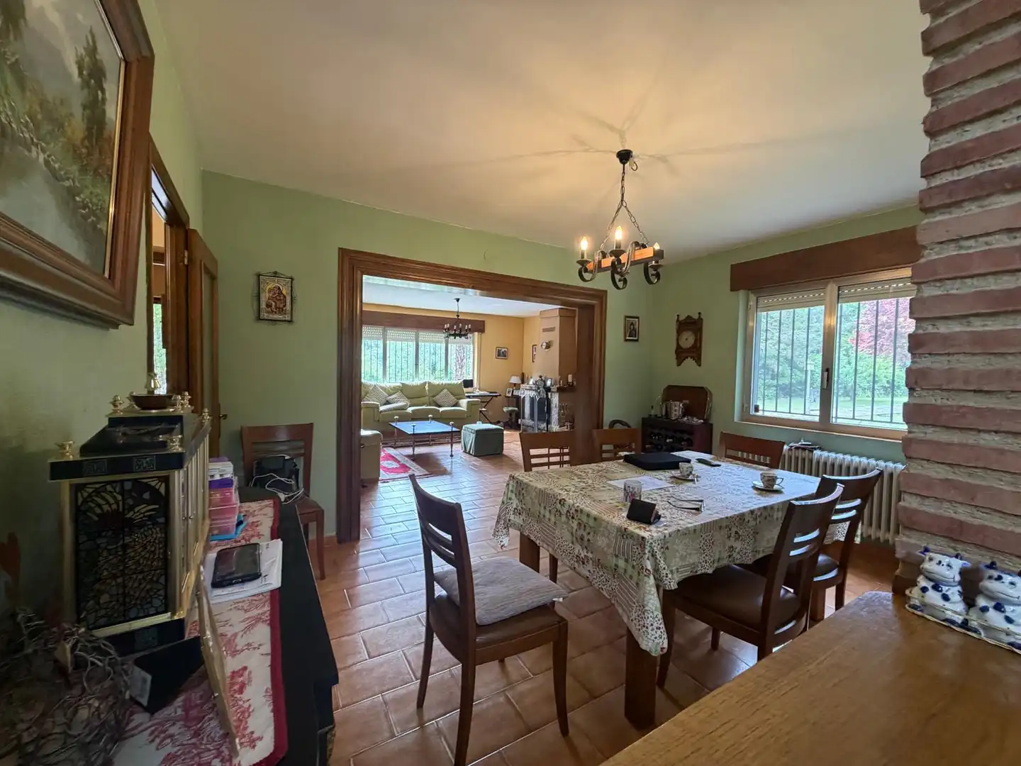 Dining room of Houses for sale in Roa  with Heating, Private garden and Terrace