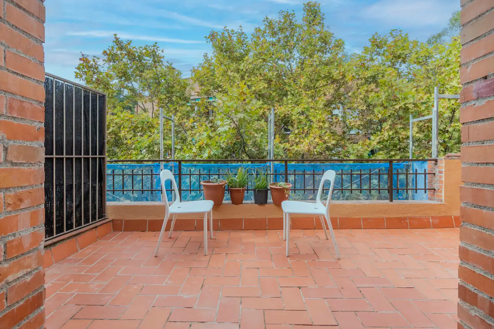 Terrasse von Wohnung zur Miete in Gràcia