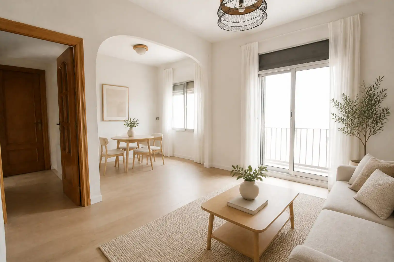 Sala d'estar de Pis en venda en Barcelona amb Calefacció i Balcó