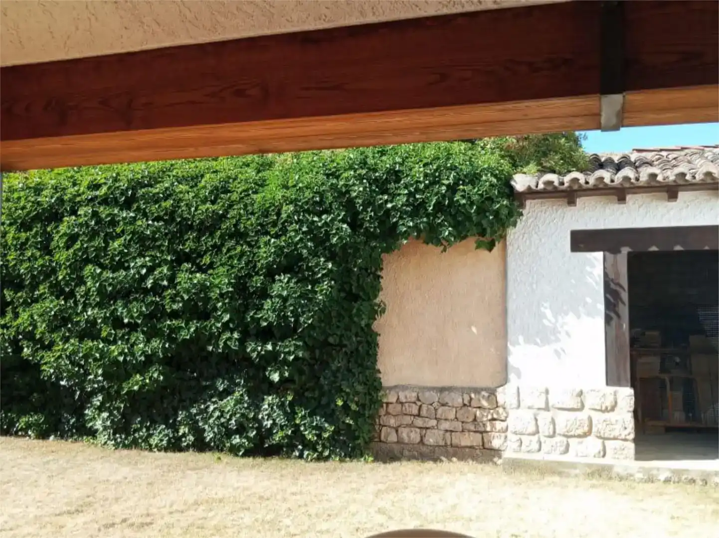Vista exterior de Casa adosada en venda en Cubillas de Santa Marta amb Jardí privat, Traster i Moblat
