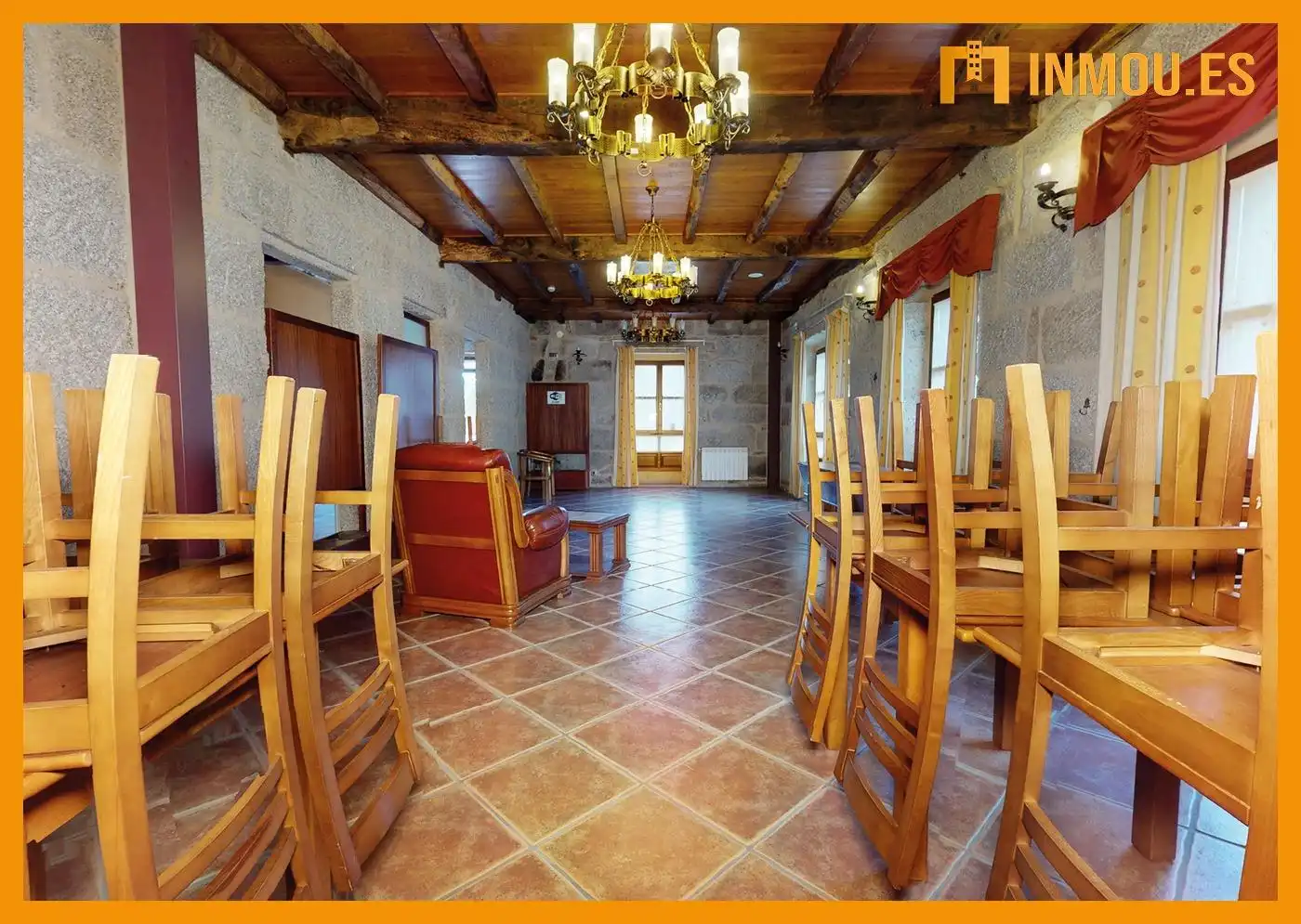 Esszimmer von Haus oder Chalet zum Verkauf in O Irixo mit Heizung