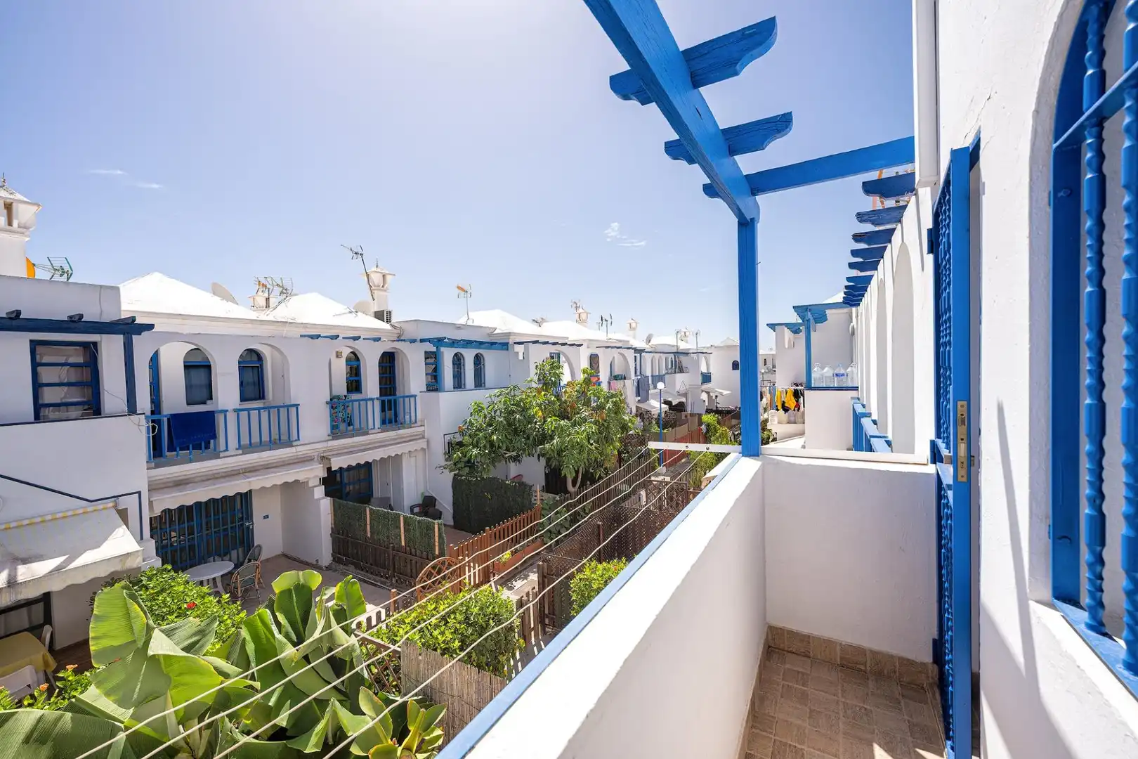 Terraza de Casa adosada en venta en San Bartolomé de Tirajana con Aire acondicionado, Jardín privado y Terraza