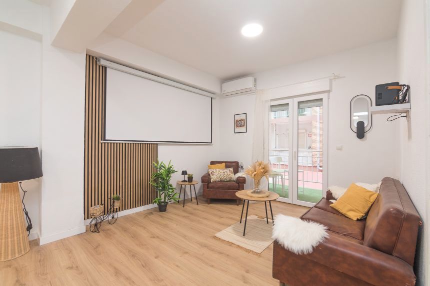 Living room of Flat for sale in Santa Pola  with Furnished and Balcony
