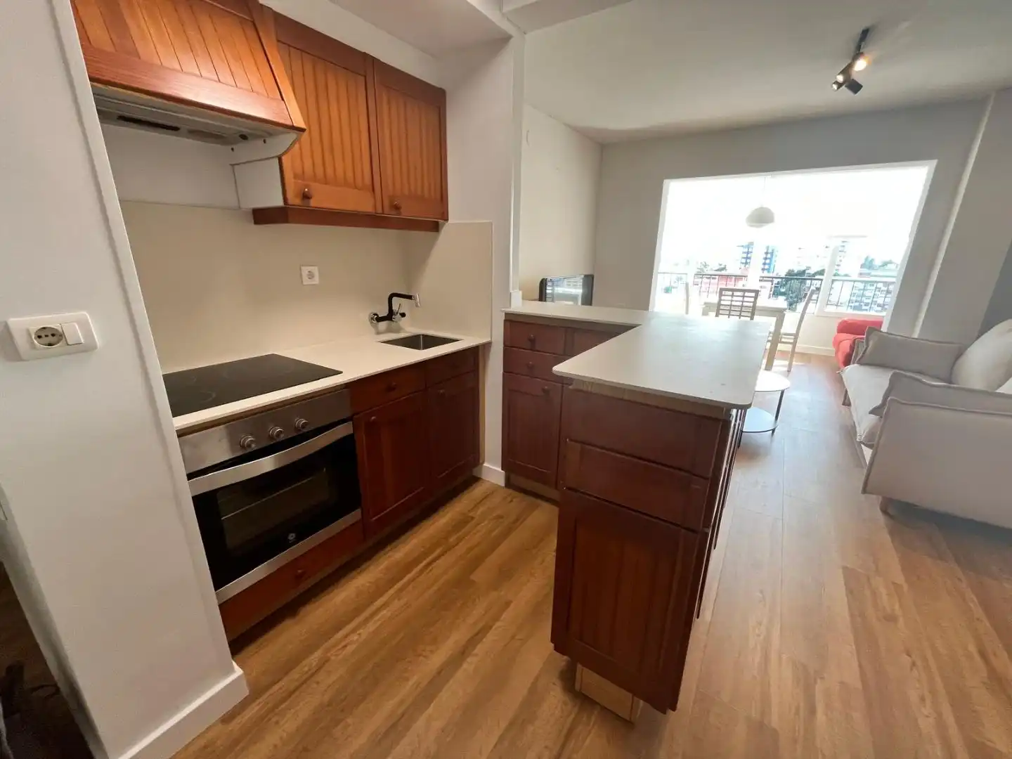 Kitchen of Flat for rent in Benicasim / Benicàssim  with Air Conditioner, Heating and Furnished
