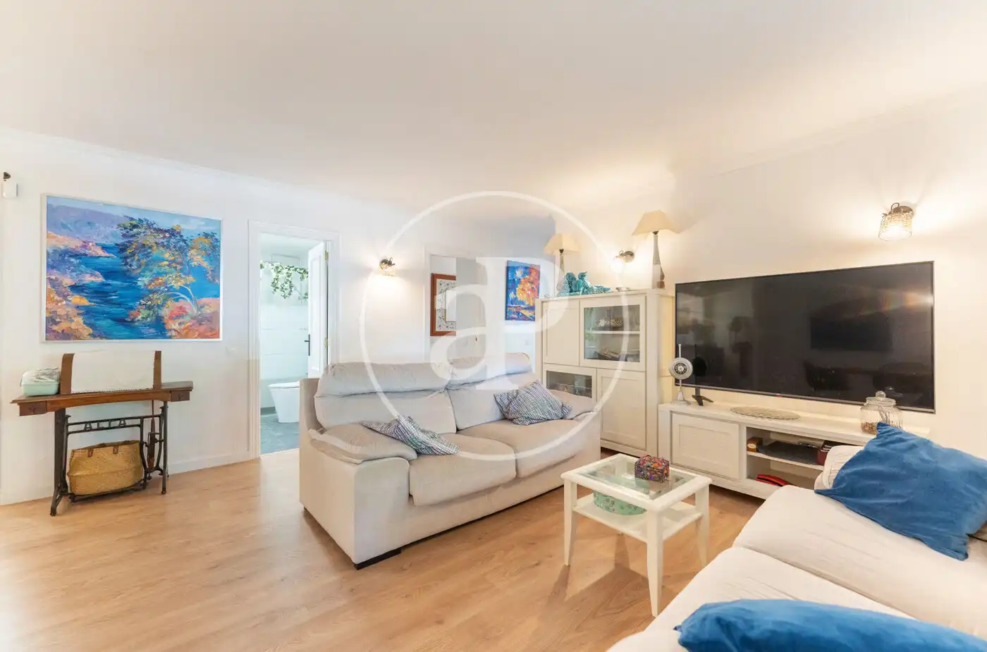 Sala de estar de Piso en venta en  Palma de Mallorca con Aire acondicionado, Calefacción y Jardín privado